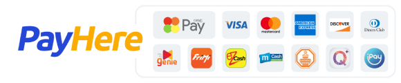 Pay securely with PayHere — Visa, Mastercard, American Express, Discover, Diners Club, eZ Cash, mCash, Genie, FriMi and more